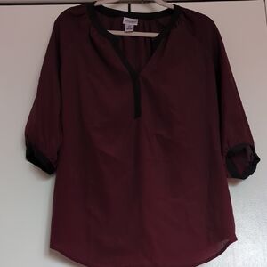 Motherhood Maternity Maroon Blouse